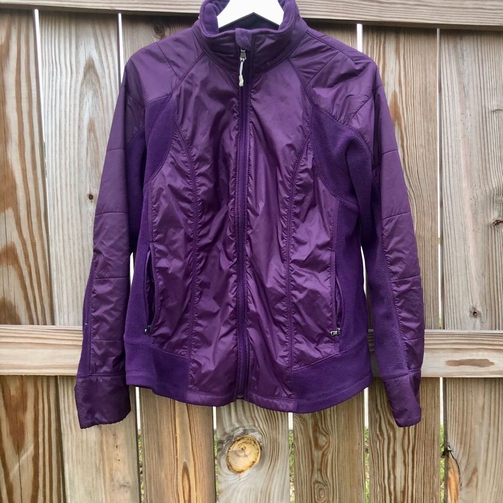 Tek Gear Jacket Winter Rain coat Windbreaker Purple Sz. XL
